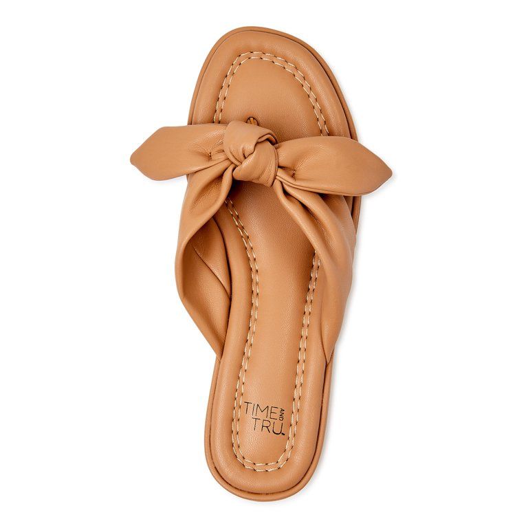 Time and Tru Women’s Bow Flip Flops | Walmart (US)