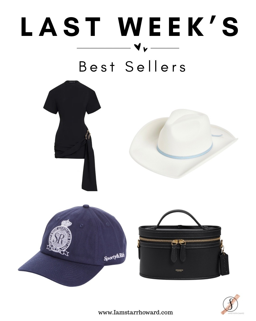 Last week’s best sellers.  The cowboy hat is sold out but I linked a similar style. 

#LTKSaleAlert #LTKStyleTip #LTKOver40