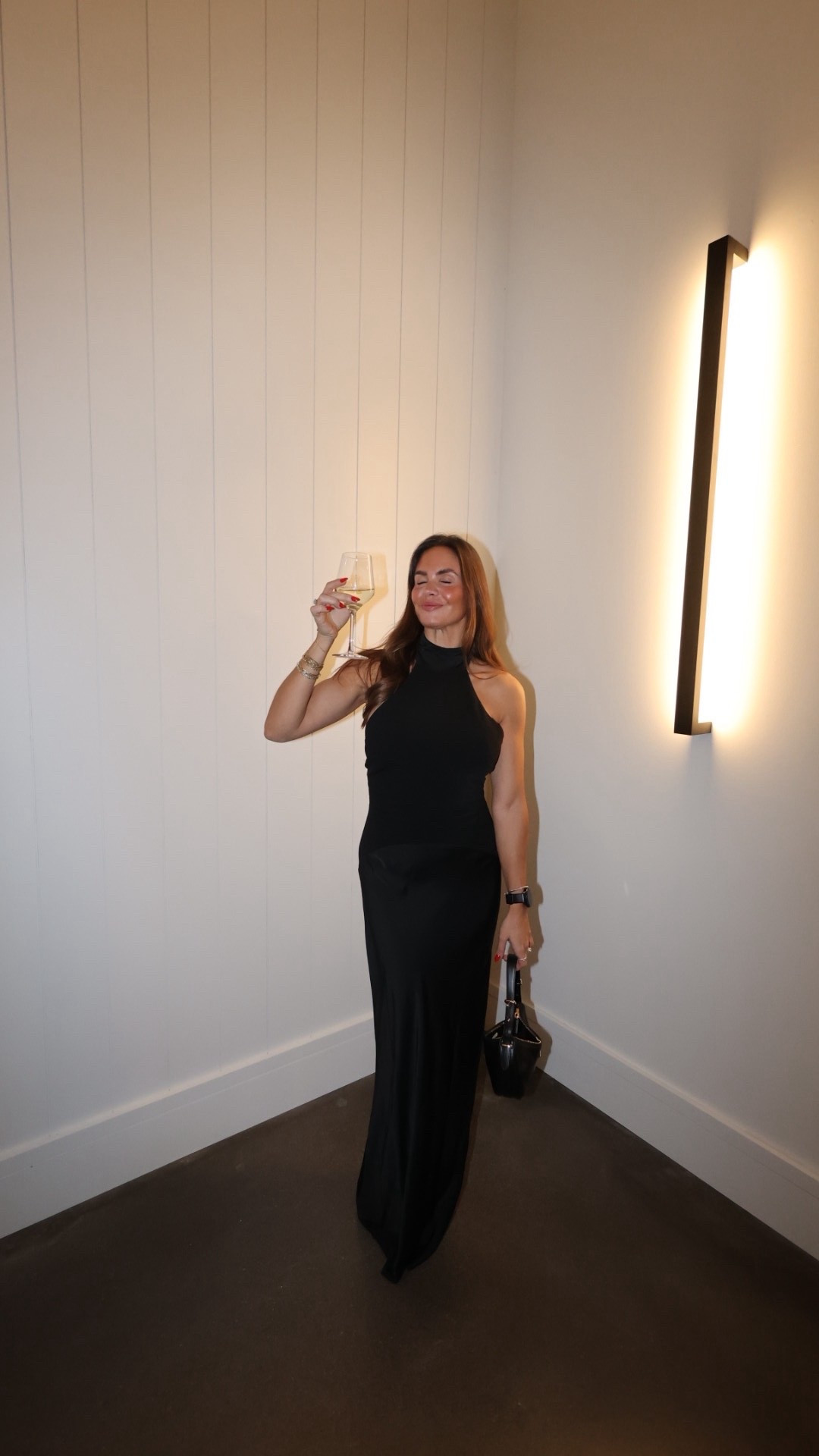 Open back halter style dress I got recently for a wedding, was so pretty and such nice quality! 

#LTKWedding