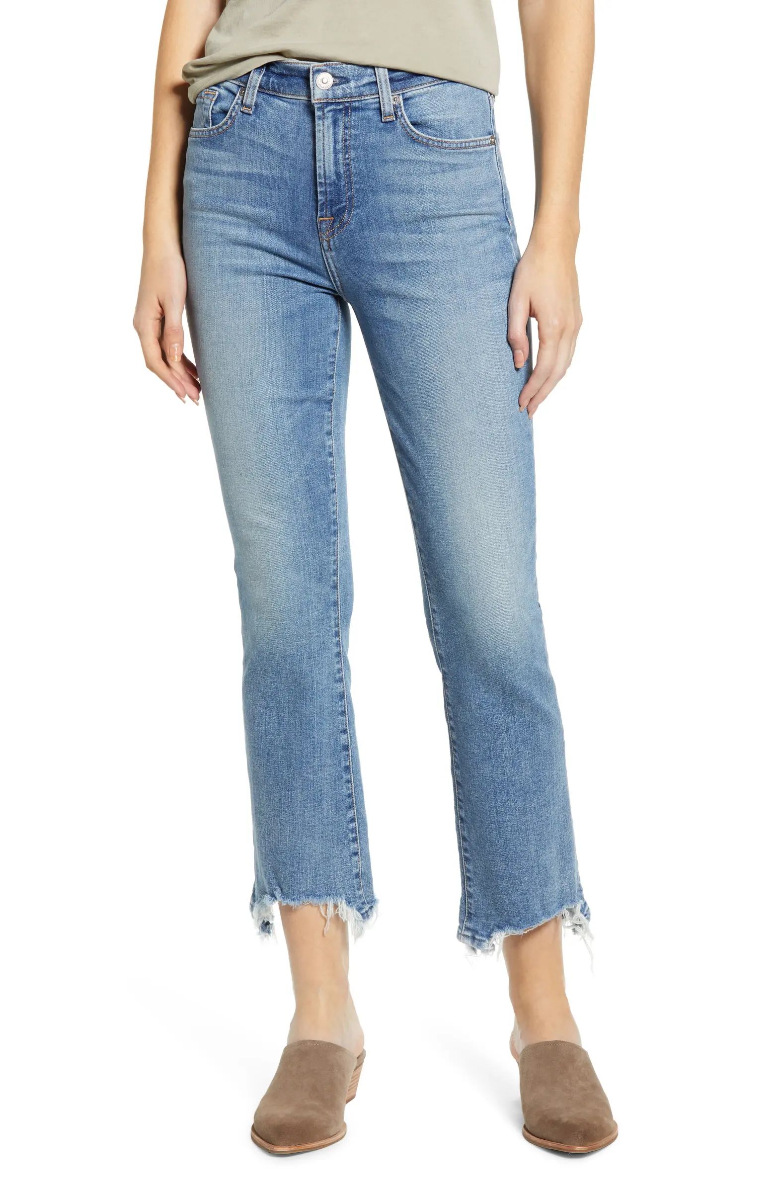 High Waist Slim Kick Jeans | Nordstrom