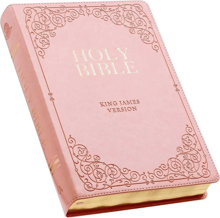 KJV Holy Bible, Giant Print Full-size Faux Leather Red Letter Edition - Thumb Index & Ribbon Mark... | Amazon (US)