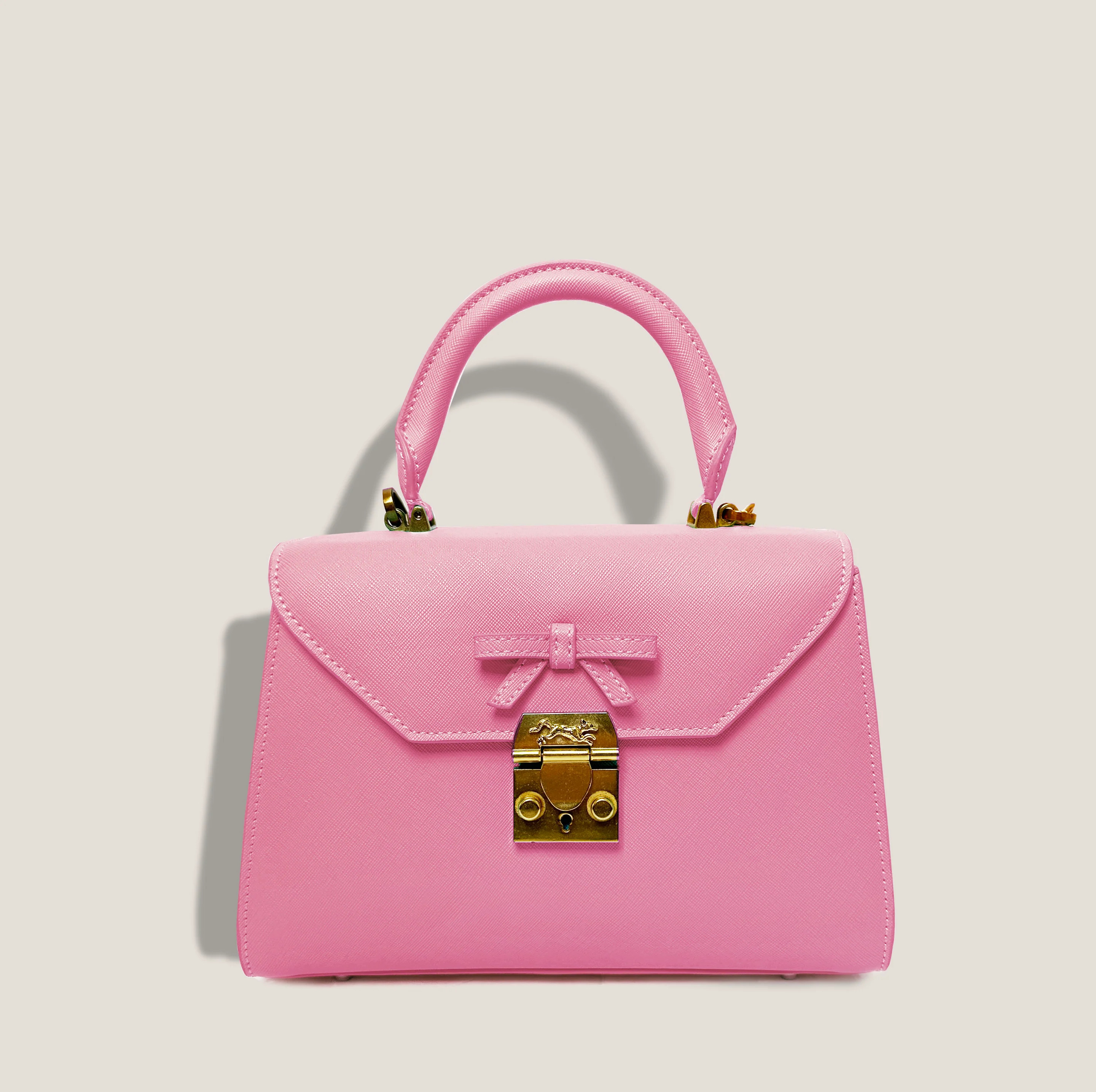 MME. AUDREY BOW Bag - ROSE | MME.MINK