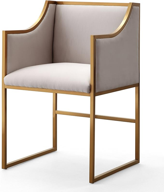 TOV Furniture The Atara Collection Velvet Upholstered Living Room Accent Chair With Stainless Ste... | Amazon (US)