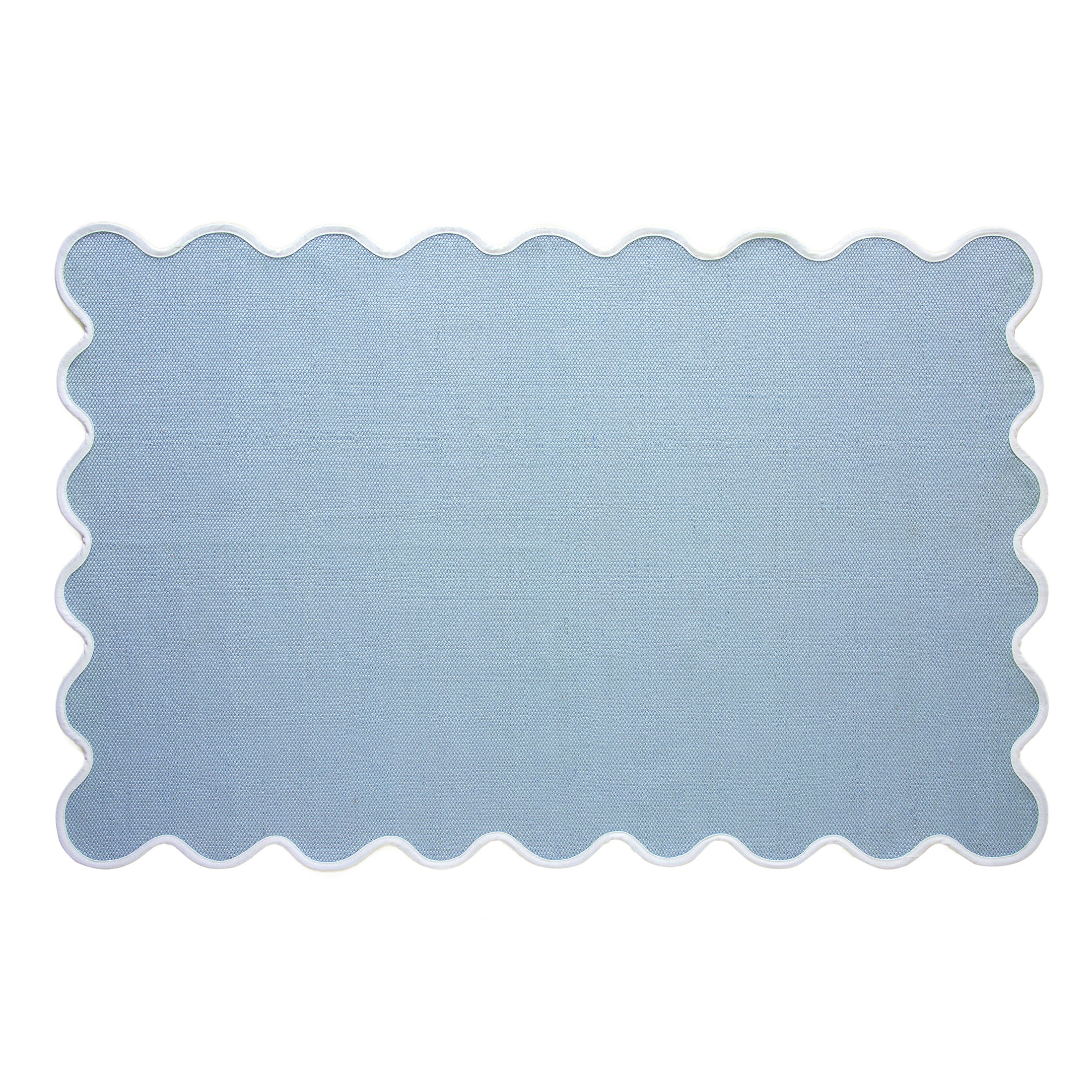 My Texas House Blue Scallop Indoor/Outdoor Layering Rug, 38" x 58" | Walmart (US)