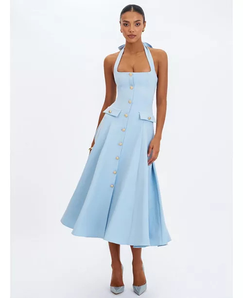 Gillian Halter A-Line Midi Dress | Bloomingdale's (US)