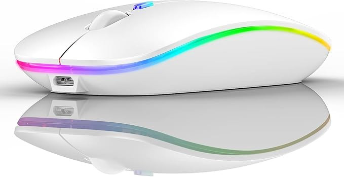 LED Bluetooth Mouse,Bluetooth Mouse for MacBook Pro/MacBook Air/iMac/mac/ipad/ipad pro,Wireless M... | Amazon (US)