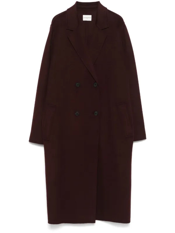 Claudie Pierlot double-breasted Long Coat | Red | FARFETCH SE | Farfetch Global
