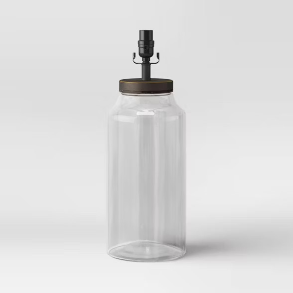 Casual Fillable Large Lamp Base Clear - Threshold™ | Target