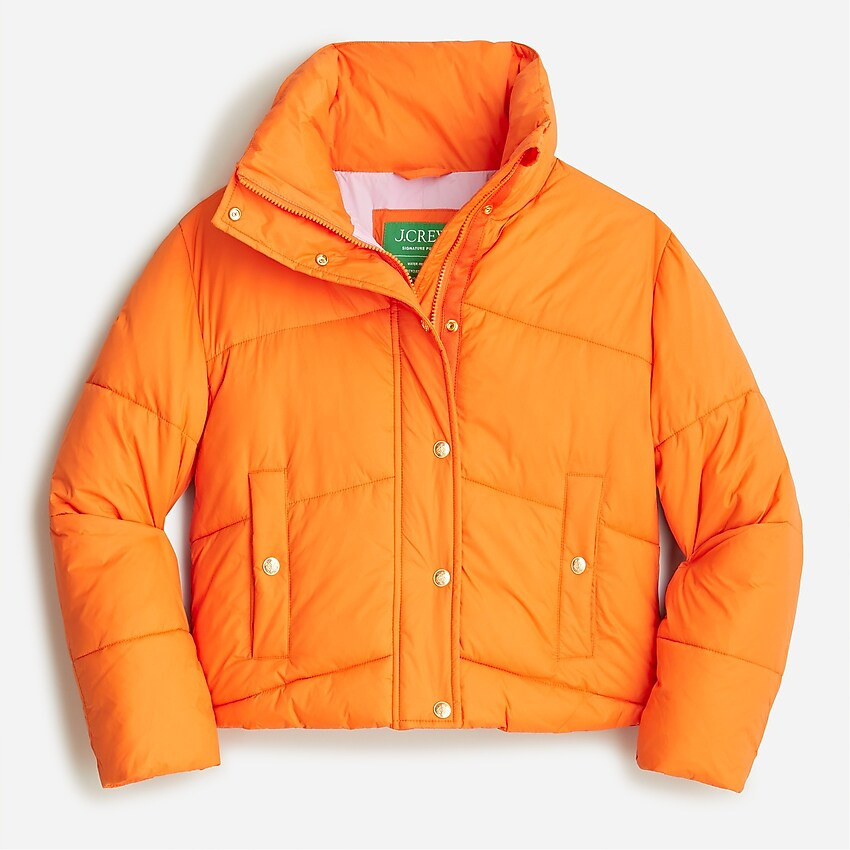 Limited-edition cropped puffer jacket | J. Crew US