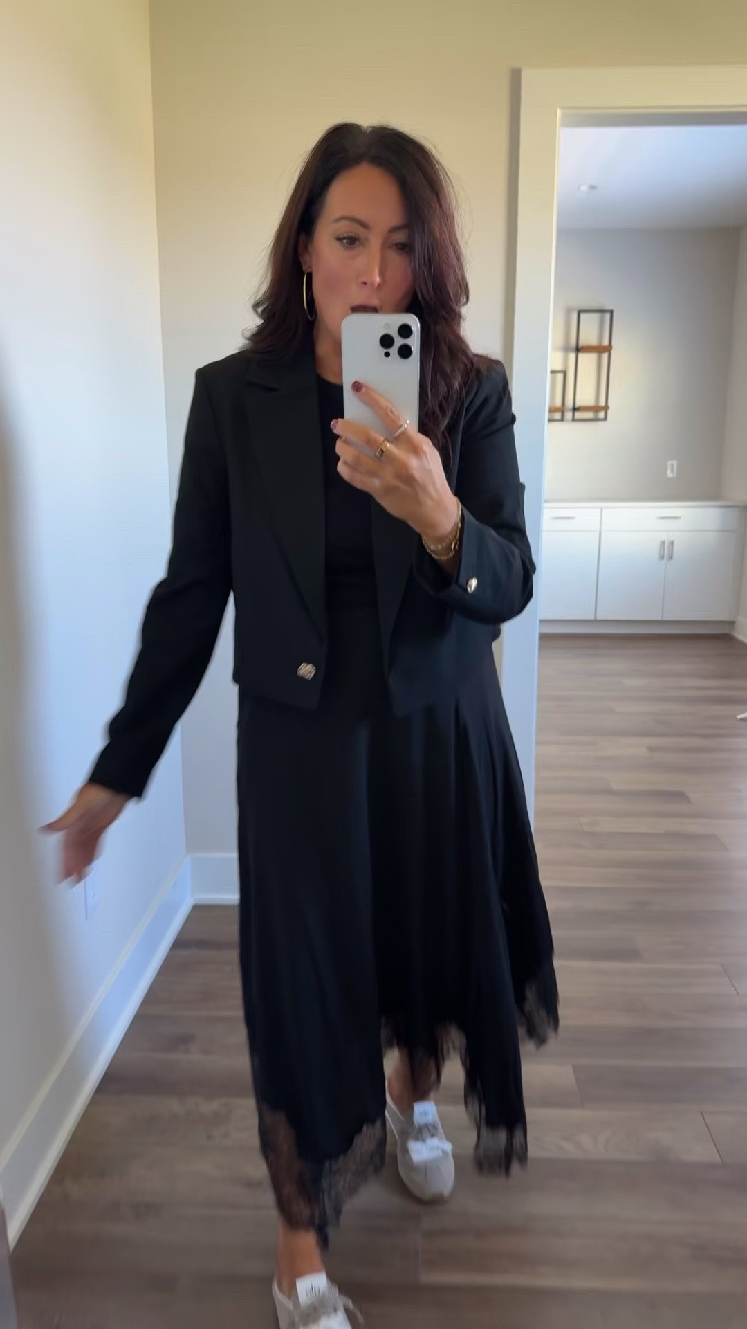 • medium blazer
• medium tee
• medium skirt 
• shoes true to size

#LTKgrwm #LTKootd #LTKSeasonal