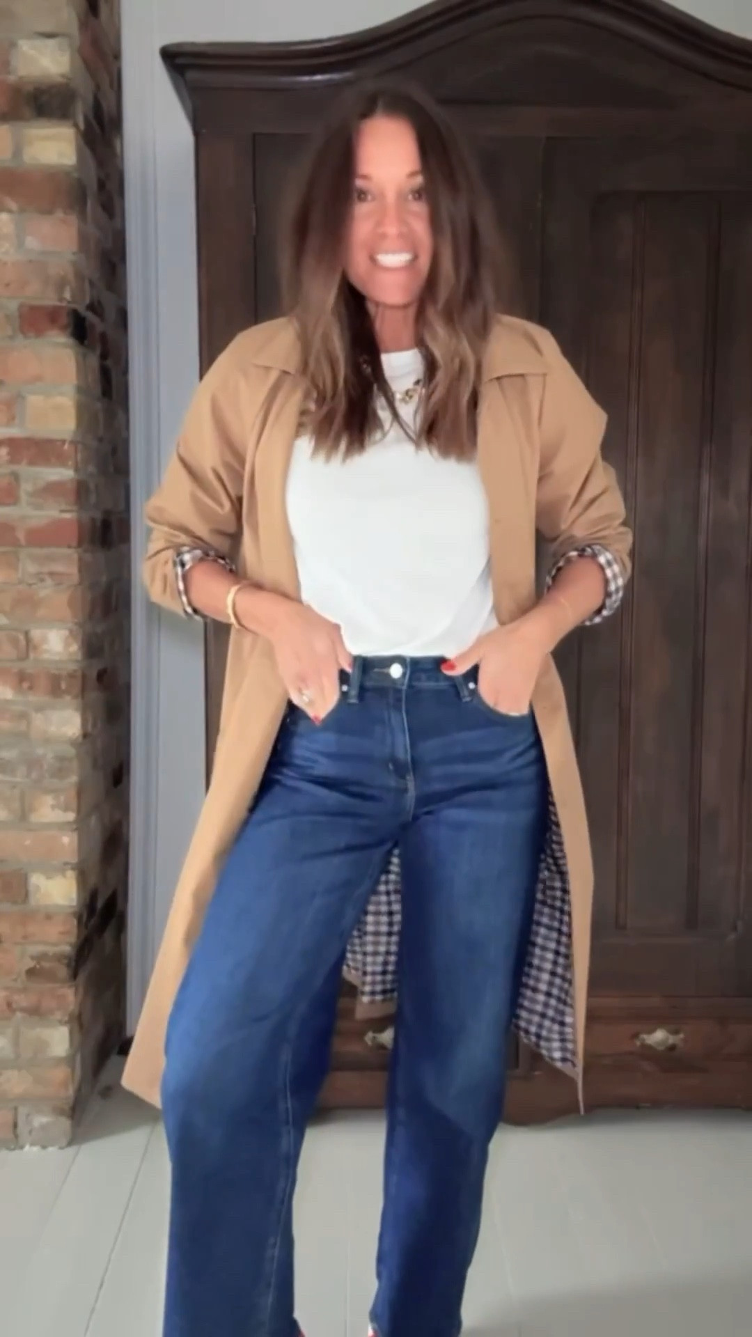 My favorite trench! 

#trenchcoat #denimjeans #womensfashion #tallfashion #tallgirl #casual 

#LTKgrwm #LTKTall #LTKootd