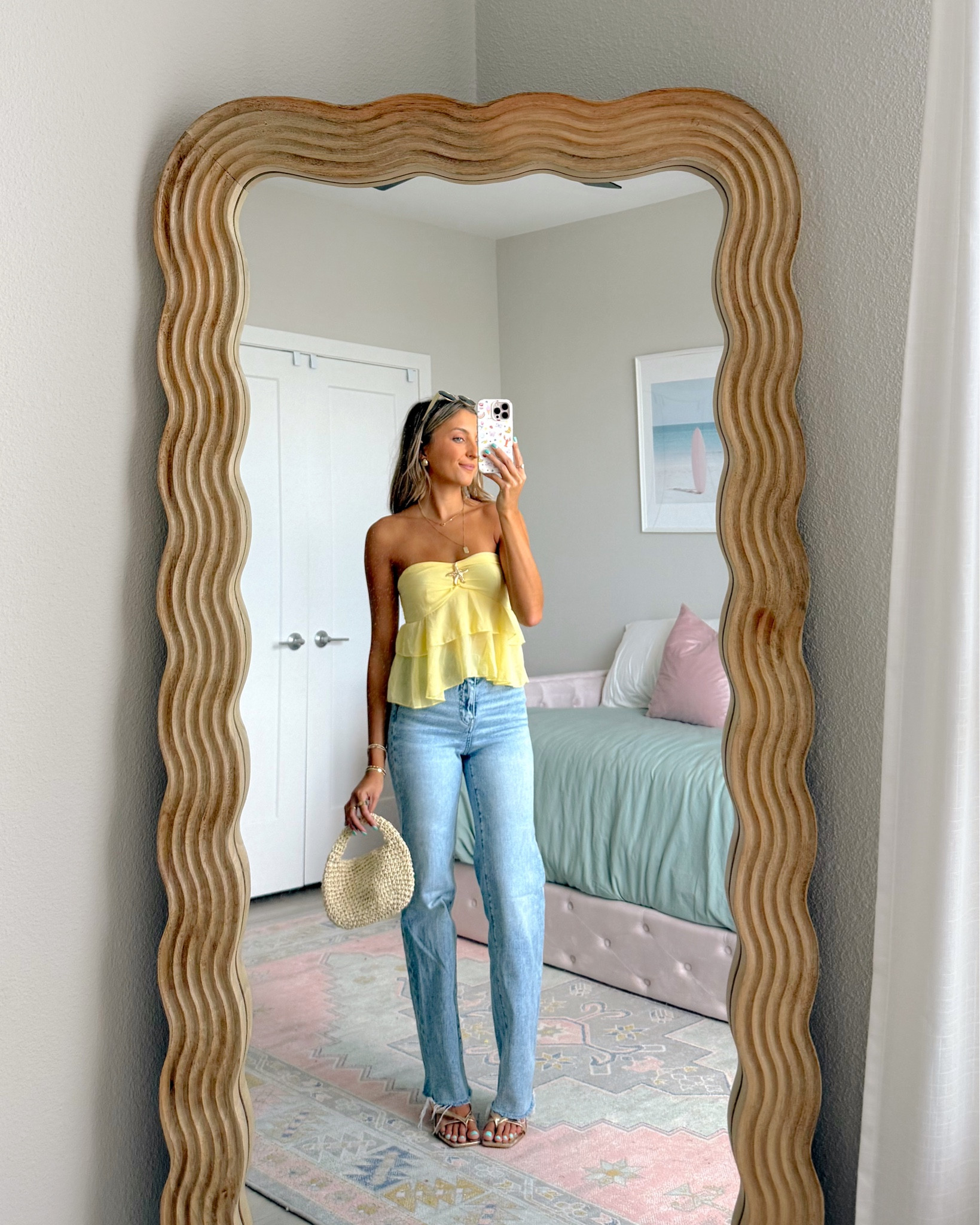 casual summer outfit of the day! featuring tops under $15 from Shein. wearing a size XS 🌴☀️