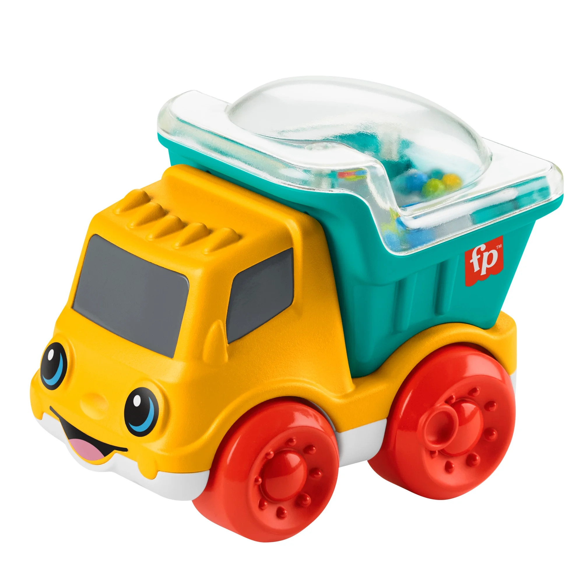 Fisher-Price Poppity Pop Dump Truck Push-Along Toy Ball Popper Vehicle for Infants | Walmart (US)