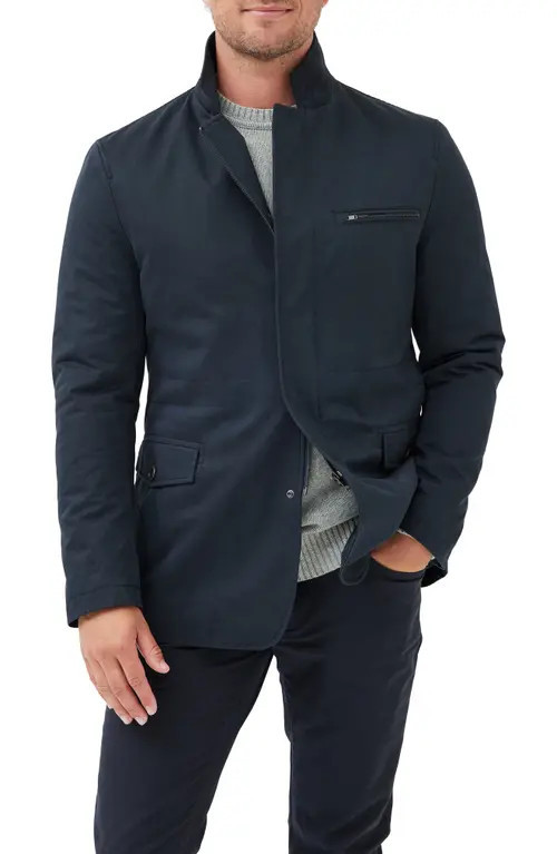 Rodd & Gunn Winscombe Regular Fit Jacket in Midnight at Nordstrom, Size Large | Nordstrom