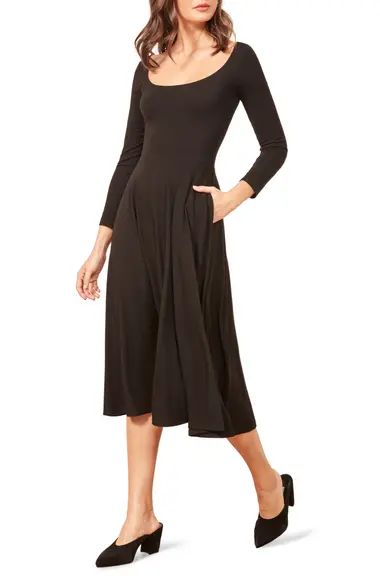 Reformation Lou Midi Dress (Regular & Plus Size) | Nordstrom | Nordstrom