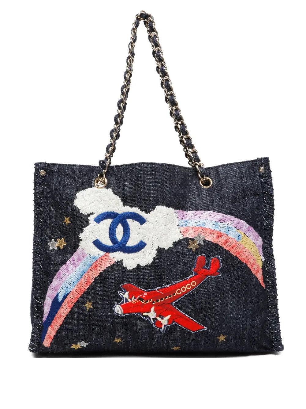 CHANEL Pre-Owned 2005-2006 2.55 Reissue Limited Editon tote bag - Blue | Farfetch Global