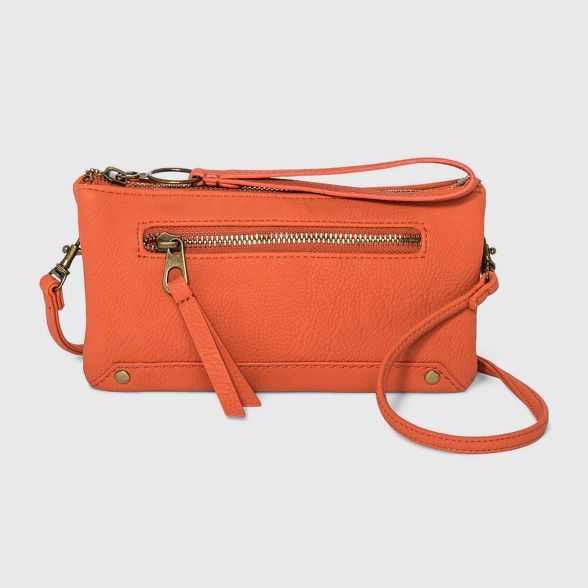 Zip Closure Crossbody Bag - Universal Thread™ Orange | Target