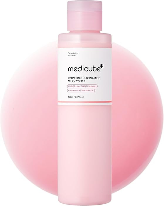 medicube PDRN Pink Niacinamide Milky Toner for Hydrating, Moisturizing, Soothing, Ceramide, Pepti... | Amazon (US)