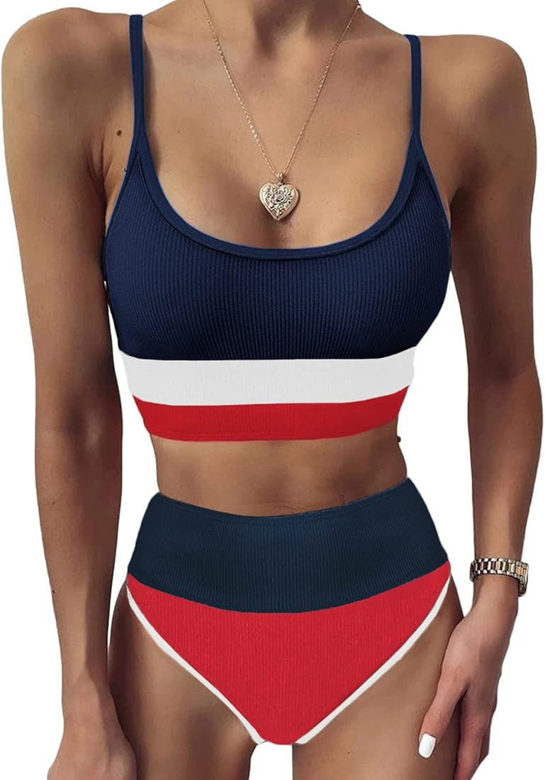 Color Block Two Piece Suit  | Amazon (US)