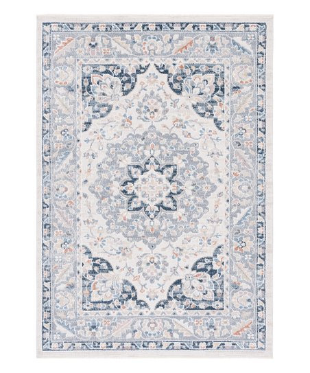 SAFAVIEH Navy & Gray Jean Washable Indoor Rug | Zulily