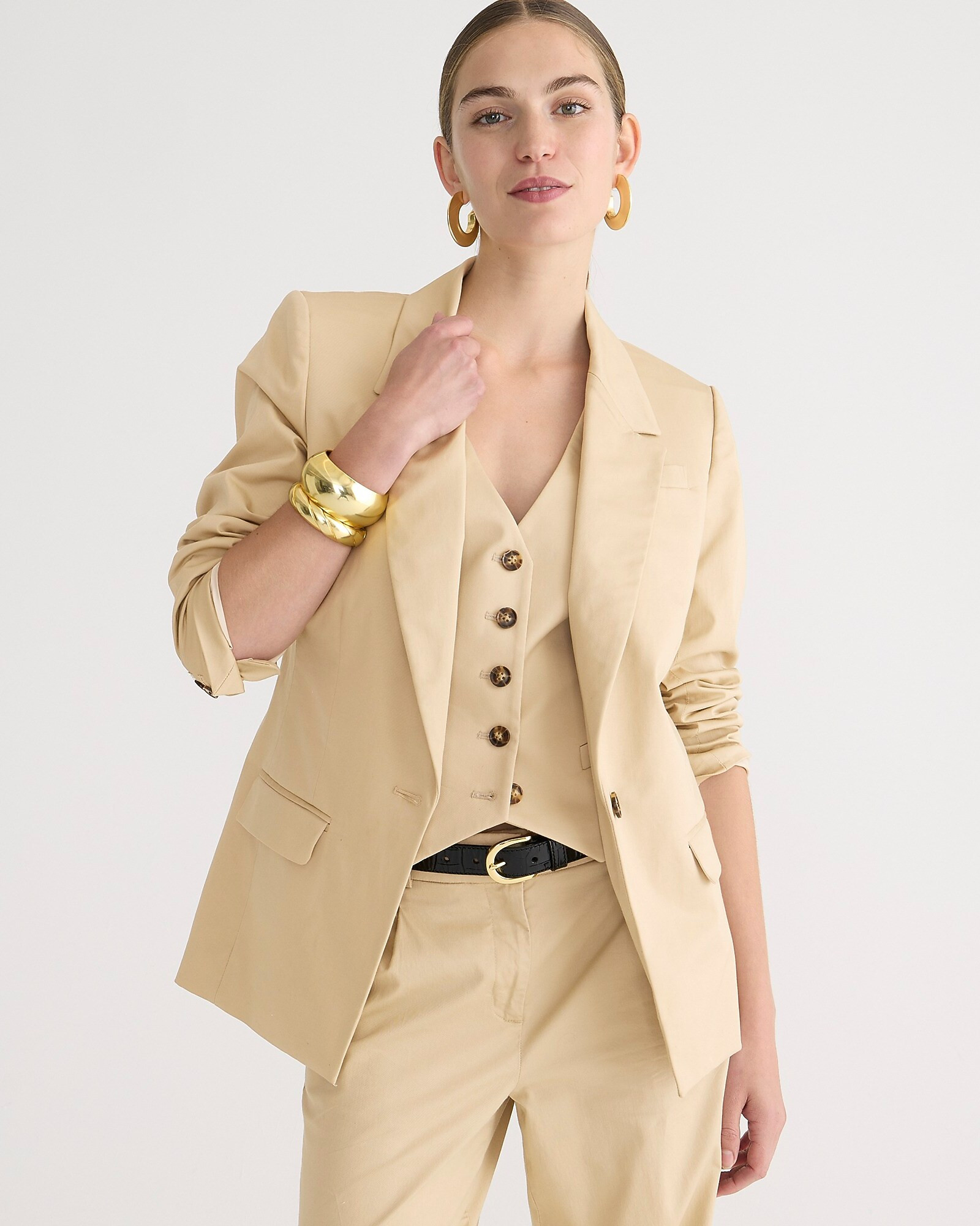 Willa blazer in lightweight chino | J. Crew US