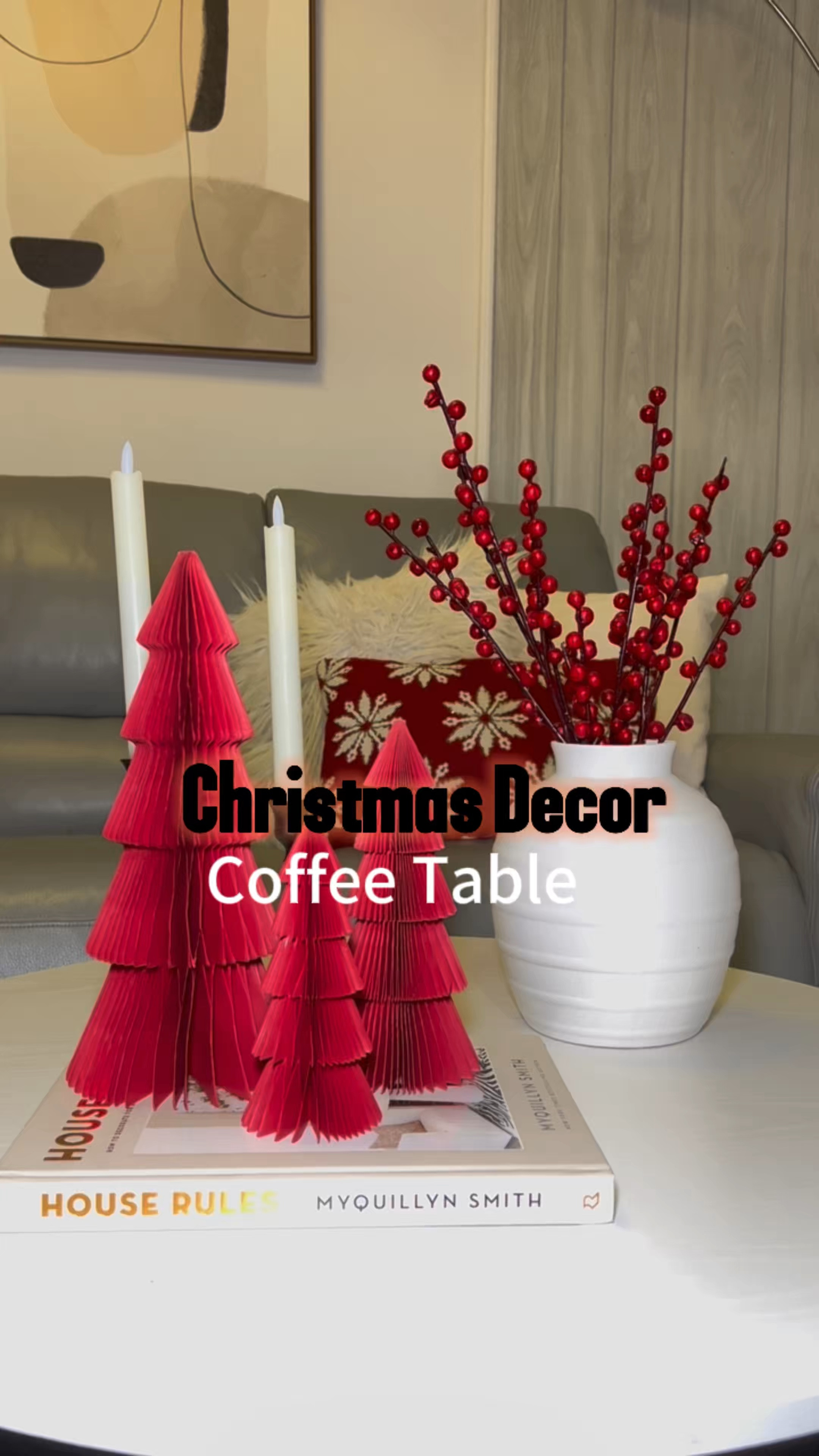 Christmas Decor coffee table 

#LTKHoliday