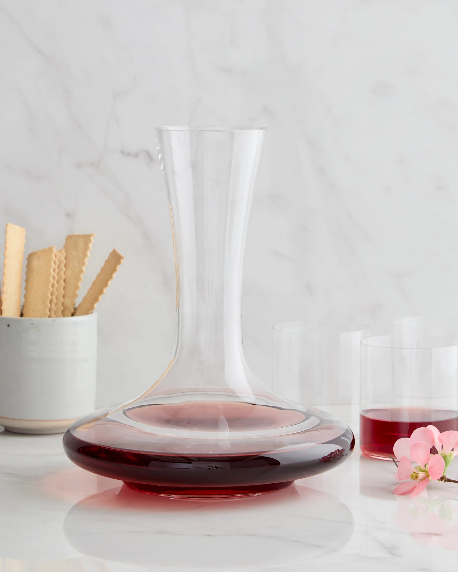 Quince | Mouth Blown Wine Decanter in Glass | Quince