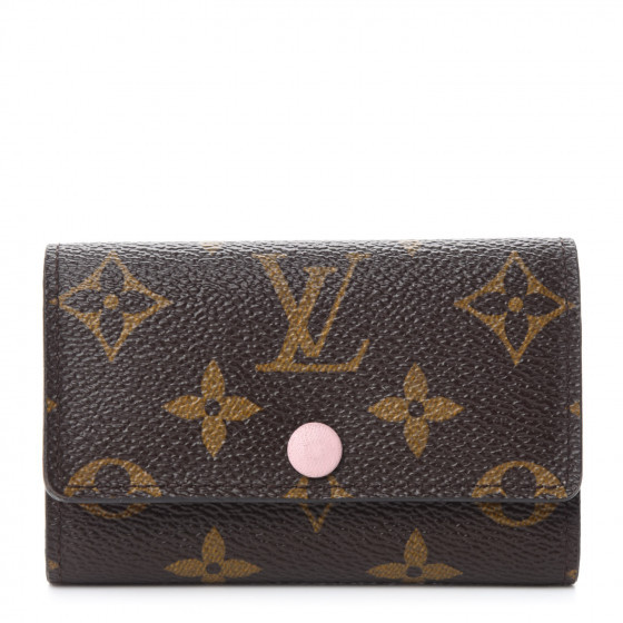 Monogram Multicles 6 Key Holder Rose Ballerine | Fashionphile