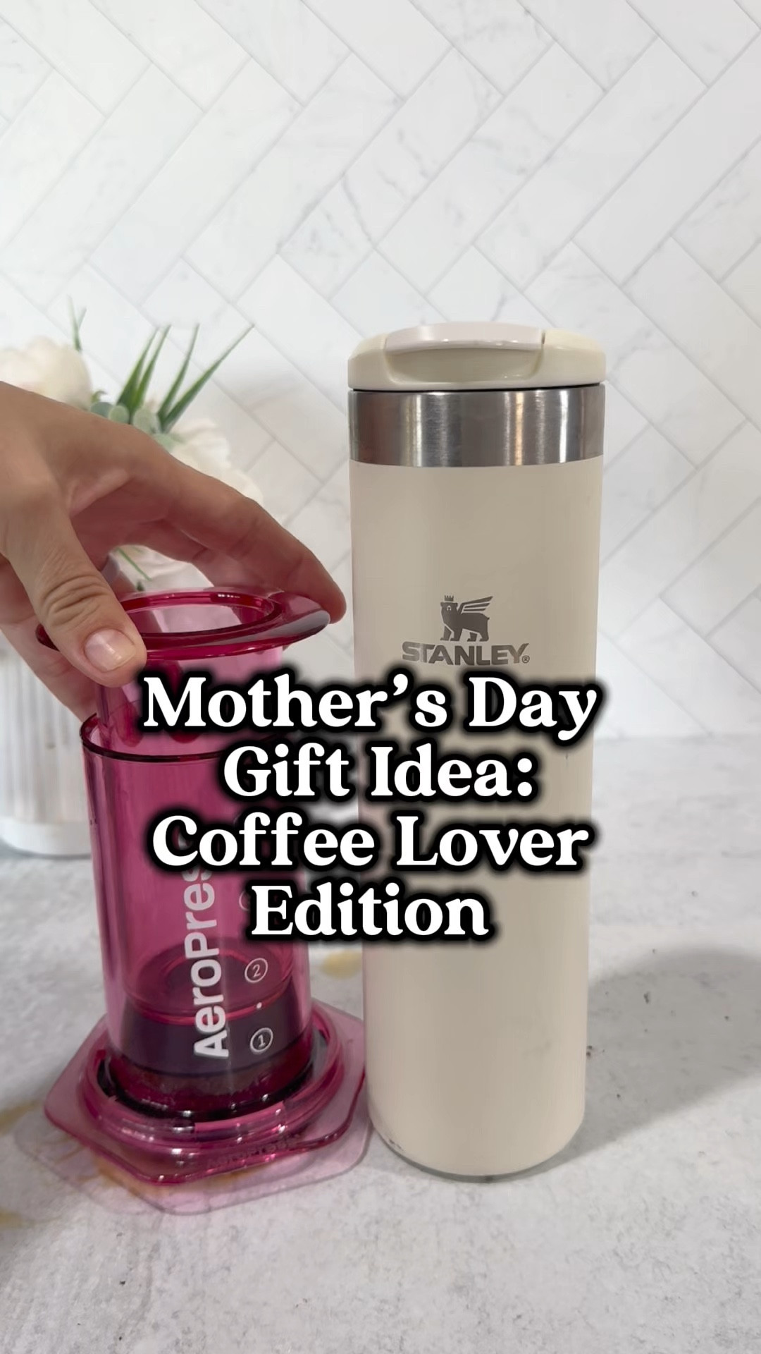 Mother’s Day gift idea for the moms that love coffee: the @aeropress + and insulated tumbler @stanley1913_brand 

The Aeropress is easy to use and portable, so perfect for traveling and the tumbler will keep the coffee hot. Perfect for moms that are constantly running after toddlers and don’t want to drink cold coffee 🫠🤣

#LTKMothersDay #LTKmomlife #LTKfoodie