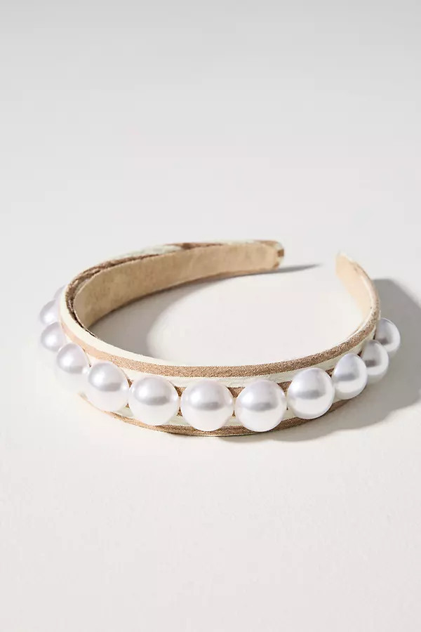 Bold Pearl Headband | Anthropologie (US)