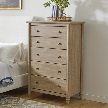 My Texas House Monroe 5-Drawer Dresser, Brushed Oak Finish | Walmart (US)