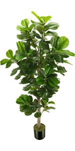 OXLLXO 7ft Artificial Olive Tree (82in) Tall Fake Potted Olive Silk Tree with Planter Large Faux ... | Amazon (US)