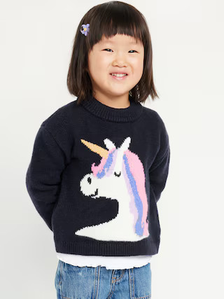 SoSoft Long-Sleeve Graphic Sweater for Toddler Girls | Old Navy (US)