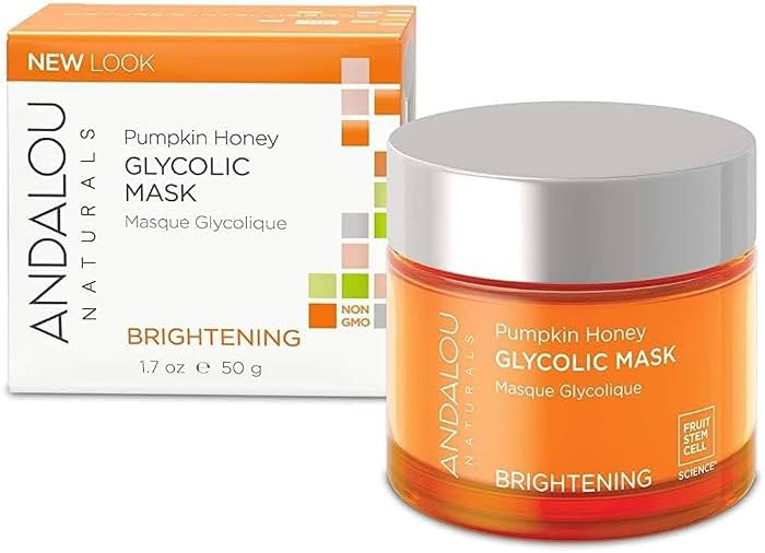 Andalou Naturals Pumpkin Honey Glycolic Mask, Brightening & Exfoliating Face Mask with Glycolic A... | Amazon (US)