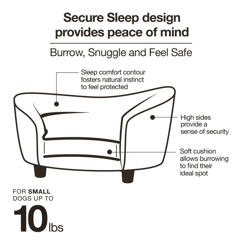 Corinne Snuggle Dog Sofa | Wayfair North America