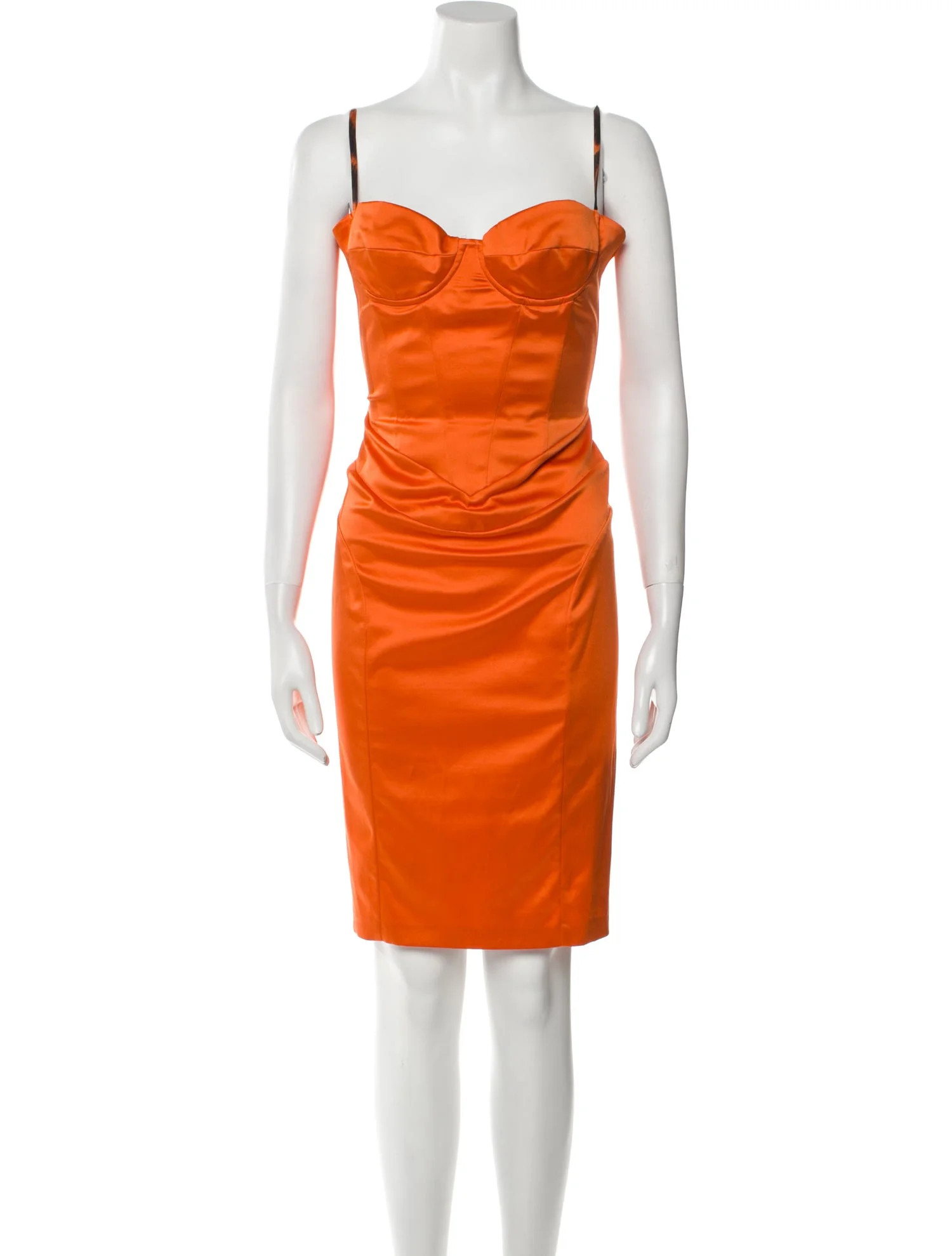 Square Neckline Knee-Length Dress | The RealReal