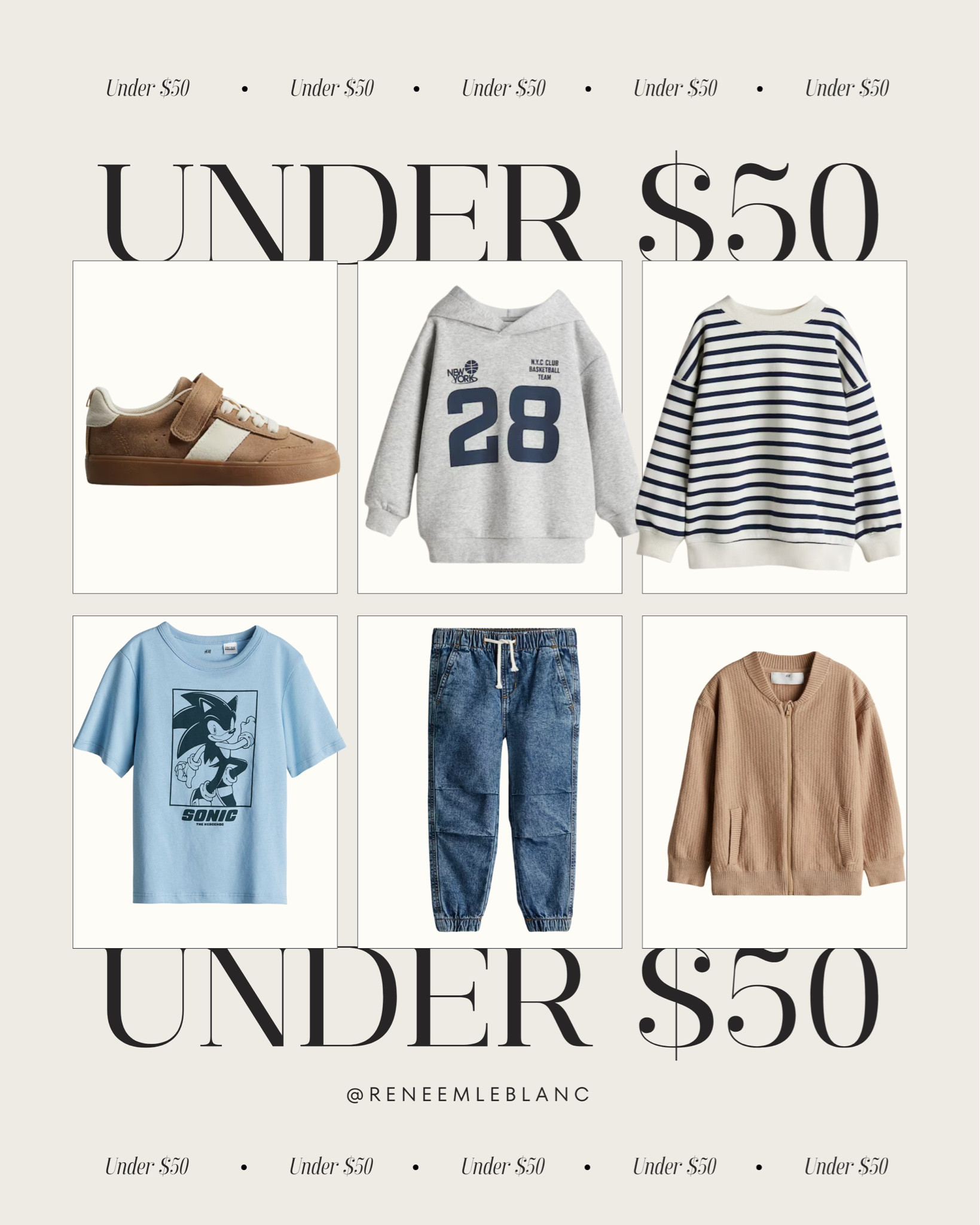 Trendsetting styles for kids at unbeatable prices! These adorable wardrobe staples are all under $50, featuring comfy layers, stylish sneakers, and fun graphics. Perfect for everyday adventures or weekend outings—tap to shop now and snag these deals before they’re gone!

#KidsStyle, #AffordableKidsFashion, #Under50Deals, #StylishAndComfy, #KidsWardrobeEssentials, #TrendyKidsWear, #ShopTheLook, #KidsClothingDeals, #CozyKidsStyle, #LTKKidsFashion