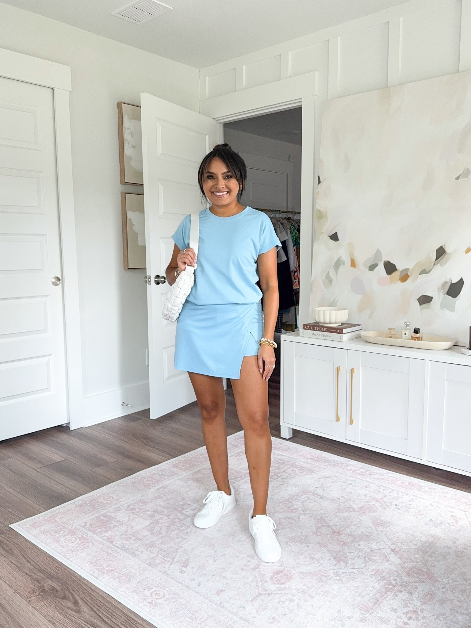 Blue matching set size small TTS
White sneakers size 6 TTS


#LTKFindsUnder50 #LTKPetite #LTKStyleTip