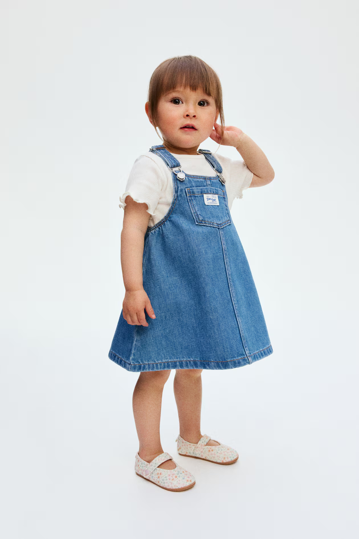 2-Piece Overall Dress and Top Set | H&M (US + CA)