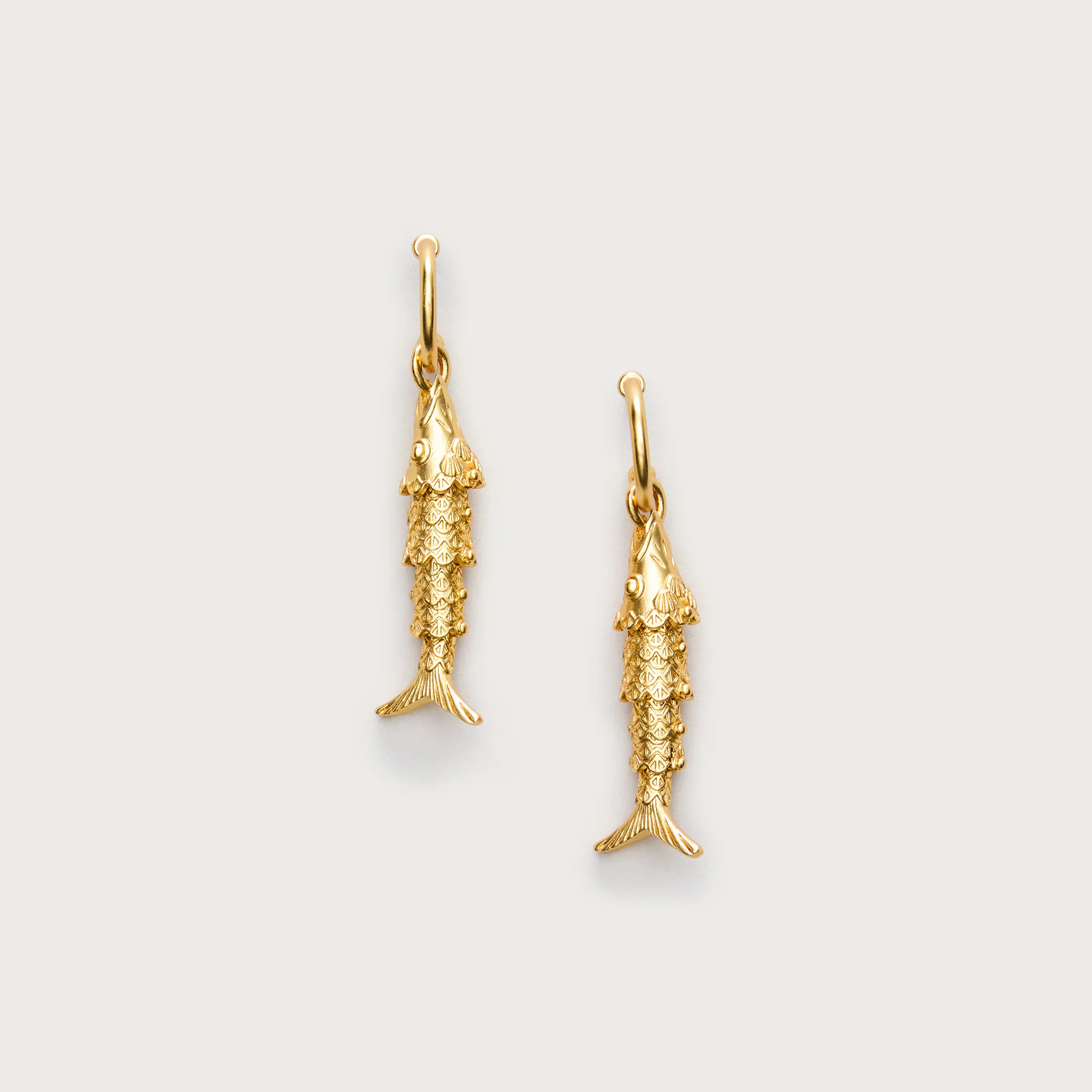 Fish huggie hoop earrings | J. Crew US