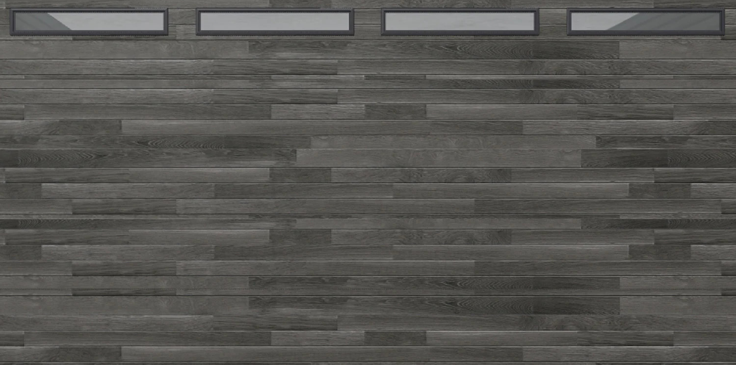 Wayne Dalton 8300 16-ft x 8-ft 12.12 R-Value Insulated Carbon Oak Double Garage Door with Windows one_size | WD8300CNTCOPNLS168 | Lowe's