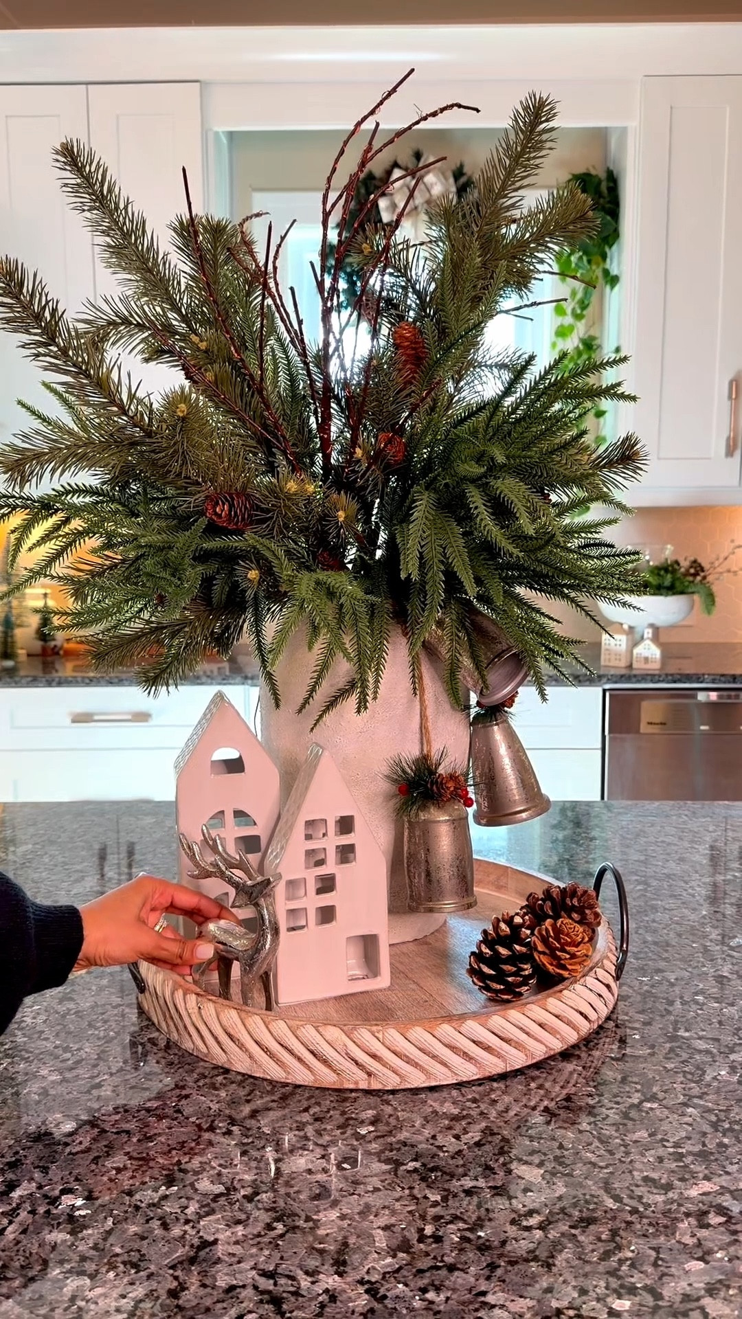 Simple and easy countertop centrepiece decor 😊

#LTKHome #LTKHoliday #LTKSeasonal