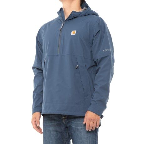 Carhartt 104345 Storm Defender® Force Anorak Jacket - Waterproof, Zip Neck (For Men) | Sierra