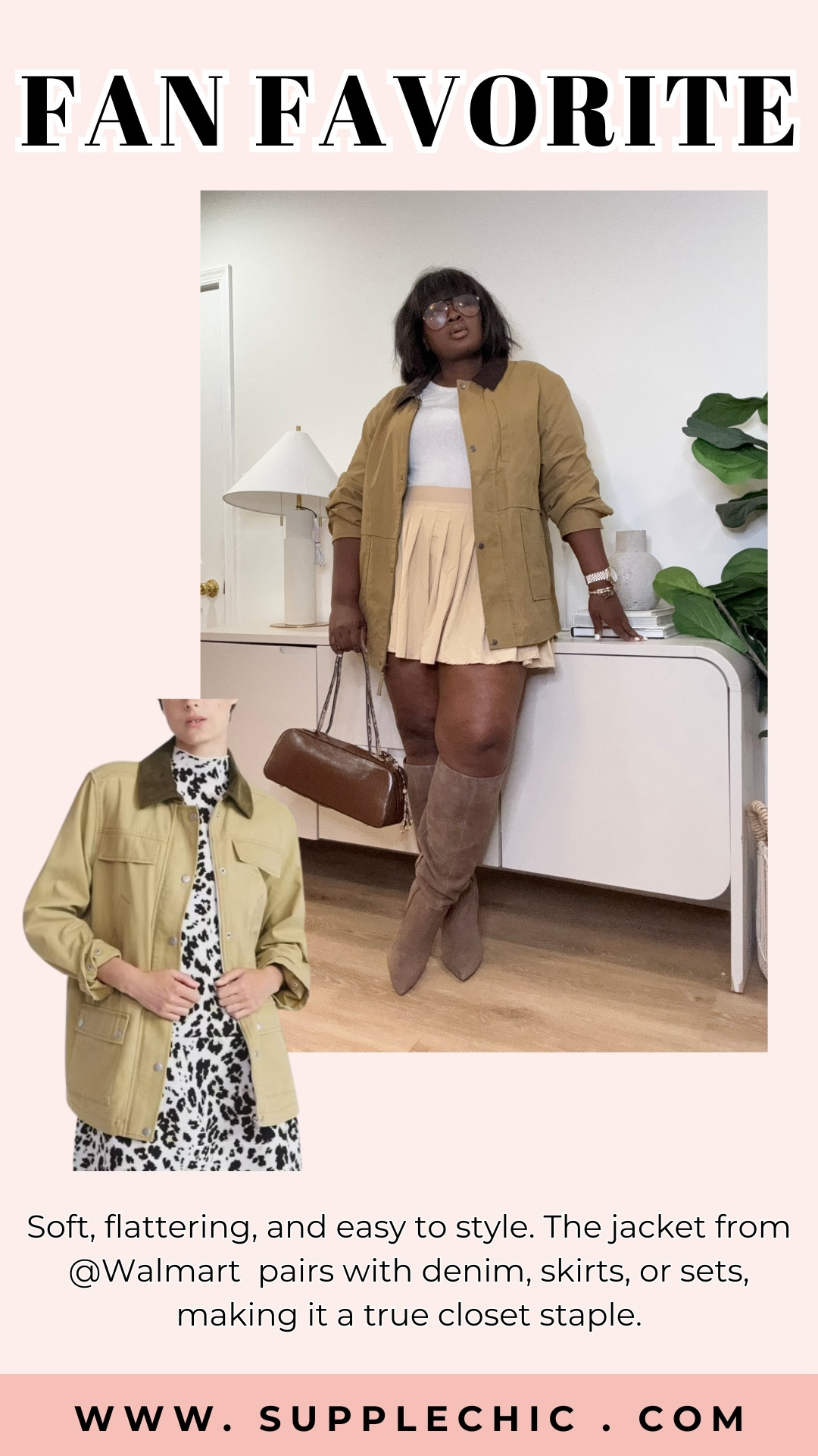 Soft, flattering, and easy to style. The jacket from @Walmart  pairs with denim, skirts, or sets, making it a true closet staple. #WalmartJacket #LTKSaleFinds #FallStyle #EverydayChic #WardrobeRefresh #LTKFashion #AutumnEssentials #ComfortChic #StyleWorthIt #FallLooks 

 #LTKHoliday #LTKootd #LTKMidsize