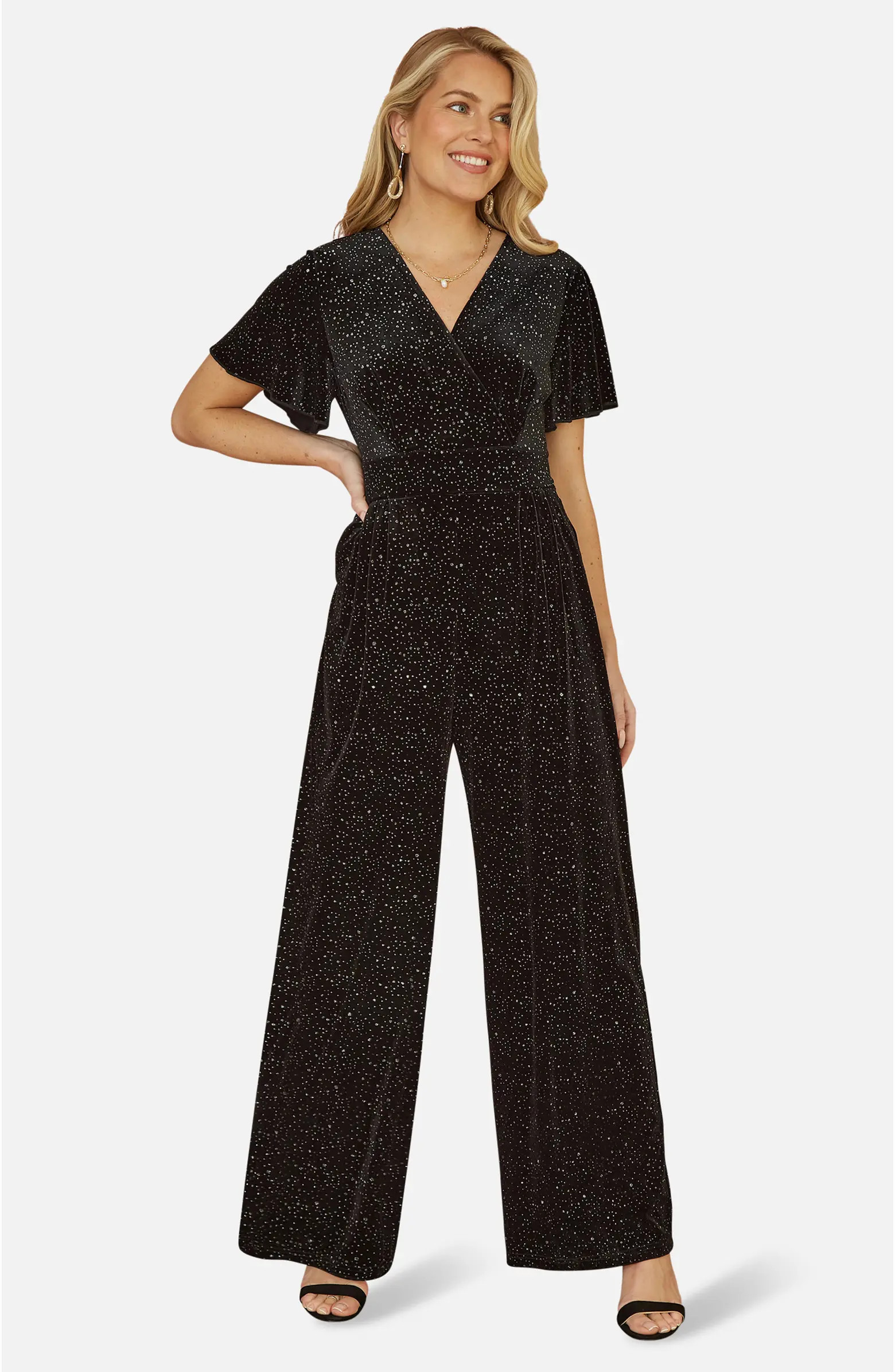 Yumi Sparkle Velvet Jumpsuit | Nordstrom | Nordstrom