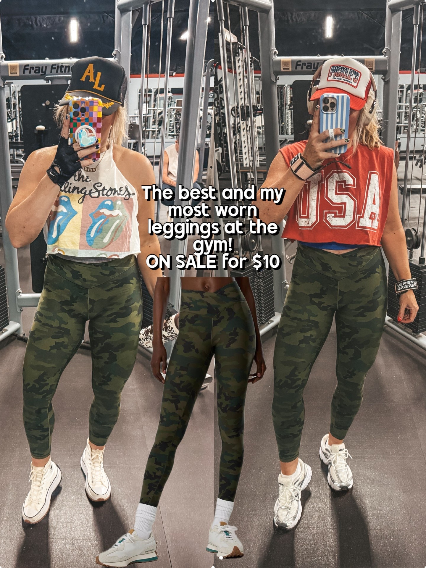 The best crossover leggings! Squat proof and love the camo print! These are a size medium and on sale for $10!!

#LTKOver40