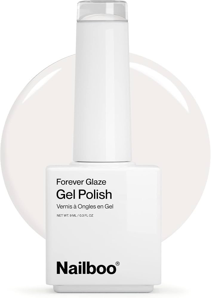 Nailboo PREMIER Forever Glaze Gel Nail Polish, (Cool White) Here's a tip LED Nail Lamp Gel Polish... | Amazon (US)
