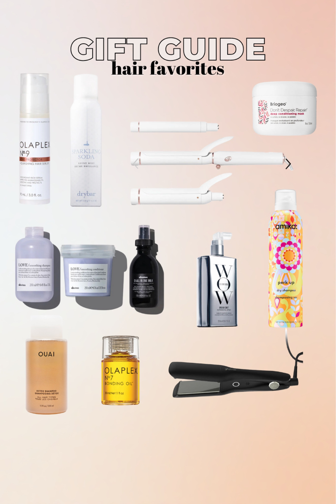 Gift guide for my hair favorites! Hot styling tools, smoothing frizz products and more!

#LTKGiftGuide