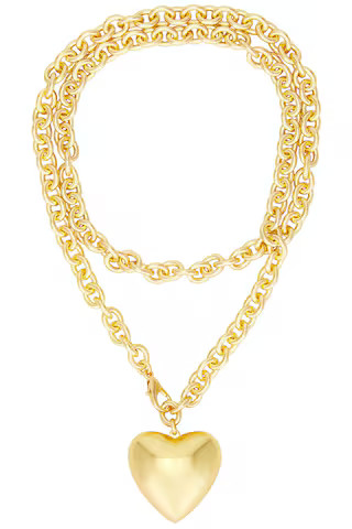 Roxanne Assoulin Heart And Soul Long Pendant Necklace in Gold from Revolve.com | Revolve Clothing (Global)