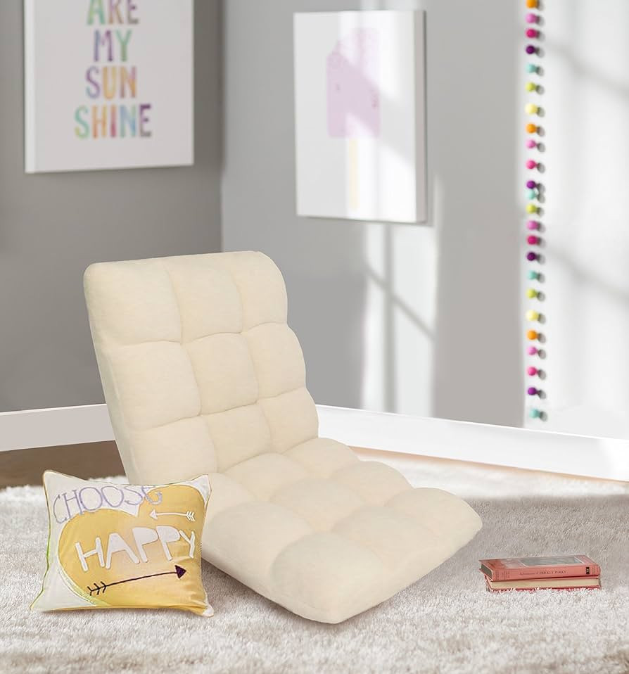 Chic Home Daphene Adjustable Recliner Rocker Memory Foam Armless Floor Gaming Ergonomic Chair, Be... | Amazon (US)